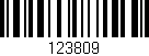 Código de barras (EAN, GTIN, SKU, ISBN): '123809'
