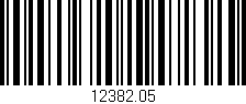 Código de barras (EAN, GTIN, SKU, ISBN): '12382.05'