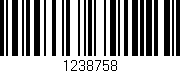 Código de barras (EAN, GTIN, SKU, ISBN): '1238758'