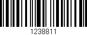 Código de barras (EAN, GTIN, SKU, ISBN): '1238811'