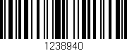 Código de barras (EAN, GTIN, SKU, ISBN): '1238940'