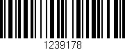 Código de barras (EAN, GTIN, SKU, ISBN): '1239178'