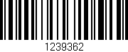 Código de barras (EAN, GTIN, SKU, ISBN): '1239362'