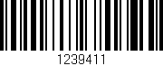 Código de barras (EAN, GTIN, SKU, ISBN): '1239411'