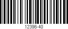 Código de barras (EAN, GTIN, SKU, ISBN): '12396-40'