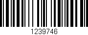 Código de barras (EAN, GTIN, SKU, ISBN): '1239746'