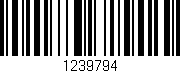 Código de barras (EAN, GTIN, SKU, ISBN): '1239794'