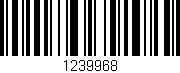 Código de barras (EAN, GTIN, SKU, ISBN): '1239968'