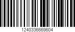 Código de barras (EAN, GTIN, SKU, ISBN): '1240336669604'
