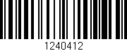 Código de barras (EAN, GTIN, SKU, ISBN): '1240412'