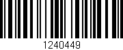 Código de barras (EAN, GTIN, SKU, ISBN): '1240449'