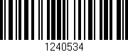 Código de barras (EAN, GTIN, SKU, ISBN): '1240534'