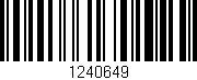 Código de barras (EAN, GTIN, SKU, ISBN): '1240649'