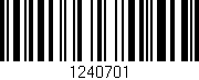 Código de barras (EAN, GTIN, SKU, ISBN): '1240701'