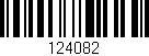 Código de barras (EAN, GTIN, SKU, ISBN): '124082'