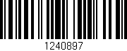 Código de barras (EAN, GTIN, SKU, ISBN): '1240897'