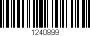 Código de barras (EAN, GTIN, SKU, ISBN): '1240899'