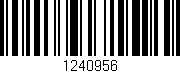Código de barras (EAN, GTIN, SKU, ISBN): '1240956'