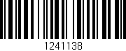 Código de barras (EAN, GTIN, SKU, ISBN): '1241138'