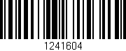 Código de barras (EAN, GTIN, SKU, ISBN): '1241604'