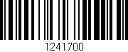 Código de barras (EAN, GTIN, SKU, ISBN): '1241700'