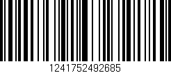 Código de barras (EAN, GTIN, SKU, ISBN): '1241752492685'