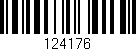Código de barras (EAN, GTIN, SKU, ISBN): '124176'
