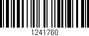 Código de barras (EAN, GTIN, SKU, ISBN): '1241760'