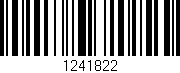 Código de barras (EAN, GTIN, SKU, ISBN): '1241822'
