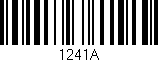 Código de barras (EAN, GTIN, SKU, ISBN): '1241A'