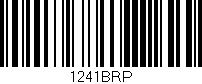 Código de barras (EAN, GTIN, SKU, ISBN): '1241BRP'