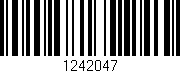 Código de barras (EAN, GTIN, SKU, ISBN): '1242047'