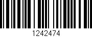 Código de barras (EAN, GTIN, SKU, ISBN): '1242474'