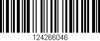 Código de barras (EAN, GTIN, SKU, ISBN): '124266046'