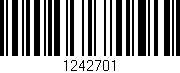 Código de barras (EAN, GTIN, SKU, ISBN): '1242701'