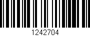 Código de barras (EAN, GTIN, SKU, ISBN): '1242704'