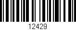 Código de barras (EAN, GTIN, SKU, ISBN): '12429'