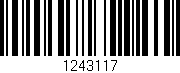 Código de barras (EAN, GTIN, SKU, ISBN): '1243117'
