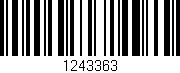 Código de barras (EAN, GTIN, SKU, ISBN): '1243363'