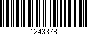 Código de barras (EAN, GTIN, SKU, ISBN): '1243378'