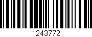 Código de barras (EAN, GTIN, SKU, ISBN): '1243772'