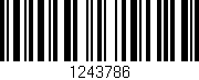 Código de barras (EAN, GTIN, SKU, ISBN): '1243786'