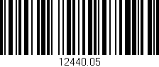 Código de barras (EAN, GTIN, SKU, ISBN): '12440.05'