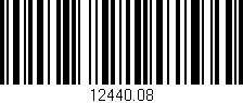 Código de barras (EAN, GTIN, SKU, ISBN): '12440.08'