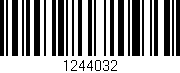 Código de barras (EAN, GTIN, SKU, ISBN): '1244032'