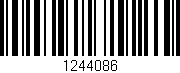 Código de barras (EAN, GTIN, SKU, ISBN): '1244086'