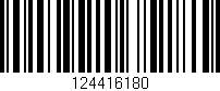 Código de barras (EAN, GTIN, SKU, ISBN): '124416180'