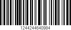 Código de barras (EAN, GTIN, SKU, ISBN): '1244244640984'