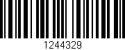 Código de barras (EAN, GTIN, SKU, ISBN): '1244329'