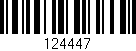 Código de barras (EAN, GTIN, SKU, ISBN): '124447'